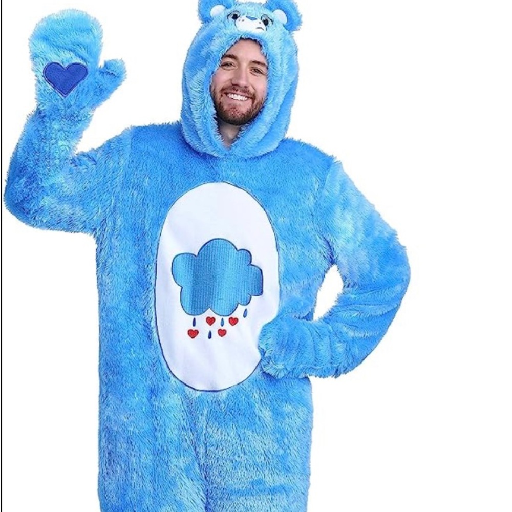 ADULT UNISEX BLUE CARE BEAR ONSIE “GRUMPY BEAR”